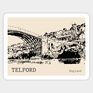 Telford England Sticker